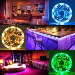 LED-Streifen leuchten USB RGB 5050 30m Farbwechsel für Bluetooth App Control 10mm LED-Lampen dioden band für Raum dekor TV - Product Image 6