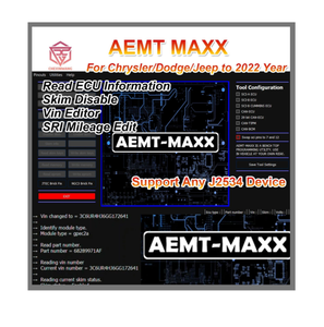 AEMT MAXX VIN-Editor-Programm PCMs Skim-Sicherheit bearbeiten Verwenden Sie GPEC für Chrysler/Dodge/Jeep Gas Diesel Unterstützung J2534 SRI VIN EDIT - Product Image 1