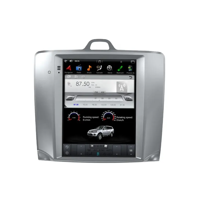 10,4 дюймов сенсорный экран автомобиля аудио Android BT GPS навигация для Ford Focus 2005-