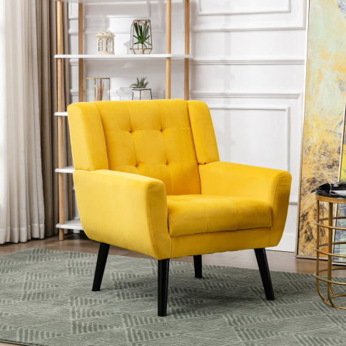 Yellow + Upholstered