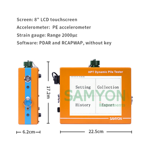 プロフェッショナル機器PDARおよびRCAPWAP、主要ソフトウェアなしパイル用高ひずみ動的コンクリート試験装置