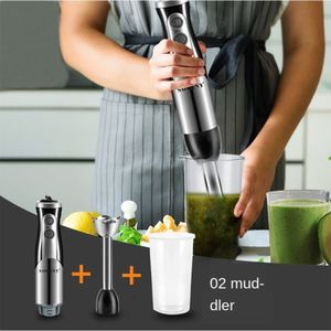 Fabrika doğrudan satış 8-in-1 taşınabilir elektrikli baston karıştırıcı kıyılmış meyve ve sebze - Product Image 5