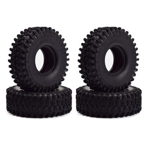 4PCS 120mm1.9 "ラバータイヤ/ホイールタイヤ (1/10 RCロッククローラーアキシャル用) SCX10 90046 D90 D110 TF2 Traxxa s TRX-4