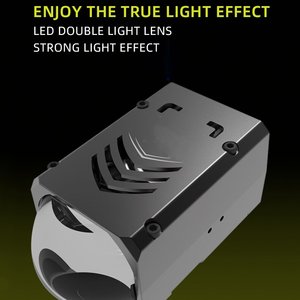 Dikam 1.8นิ้วออโต้เมตริกซ์30W สำหรับรถยนต์, 60000lm เมตริกซ์แบบไบแอลอีดีไฟหน้า LED - Product Image 2