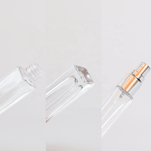 <strong>5ml</strong> 10ml 15ml square Glass Bottle <strong>Empty</strong> <strong>Perfume</strong> Essential Oils Bottle Spray Bottle <strong>Atomizer</strong> with Shiny Gold Silver Cap - Product Image 5
