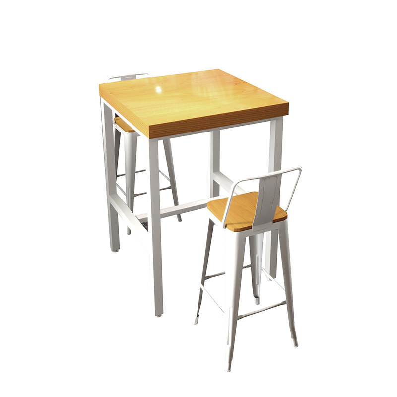 Una mesa dos sillas-mesa cuadrada 60