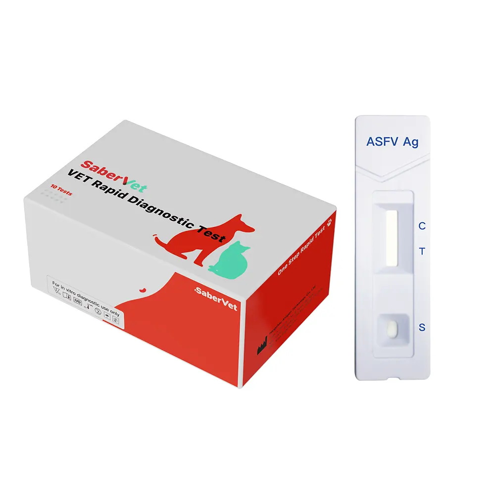 Kit de diagnóstico veterinario para enfermedades porcinas, virus de la peste porcina africana, kit de detección de PCR