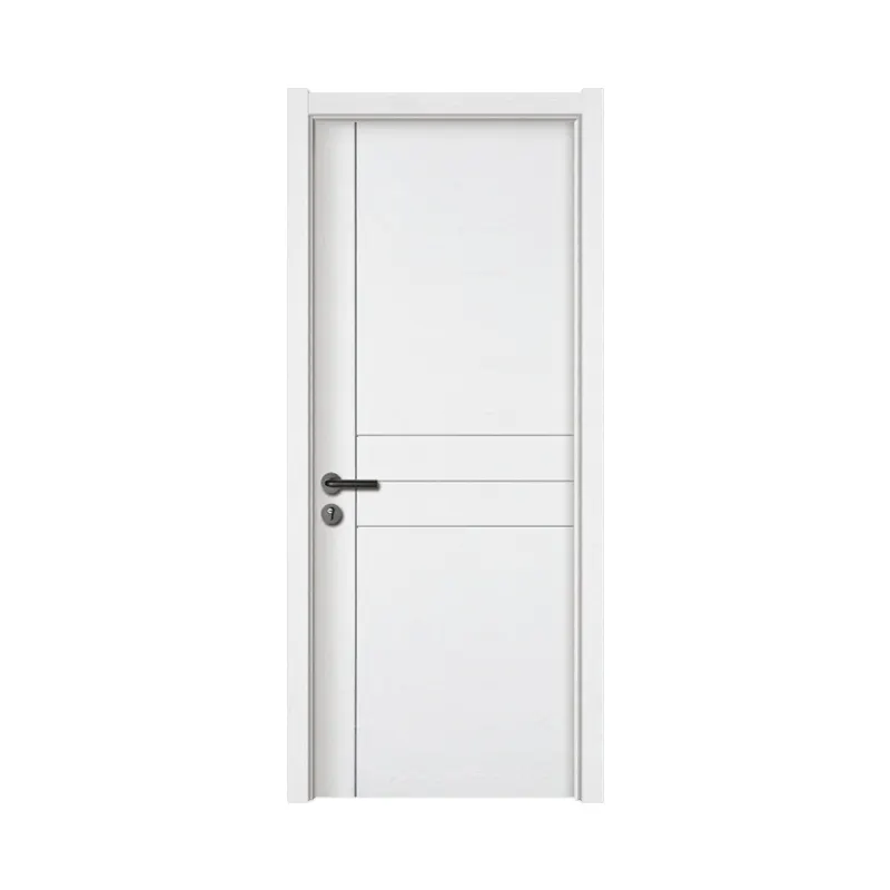 High-end minimalista dipinto porta interna interna della pittura in legno porta per la casa