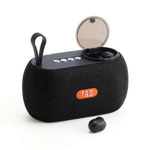 Portable 2-in-1 Multifunction BT Speakers Mini USB TF Earbuds 5W <strong>Output</strong> Power Hands-Free Calls Wireless Blue-tooth for <strong>Computer</strong> - Product Image 2