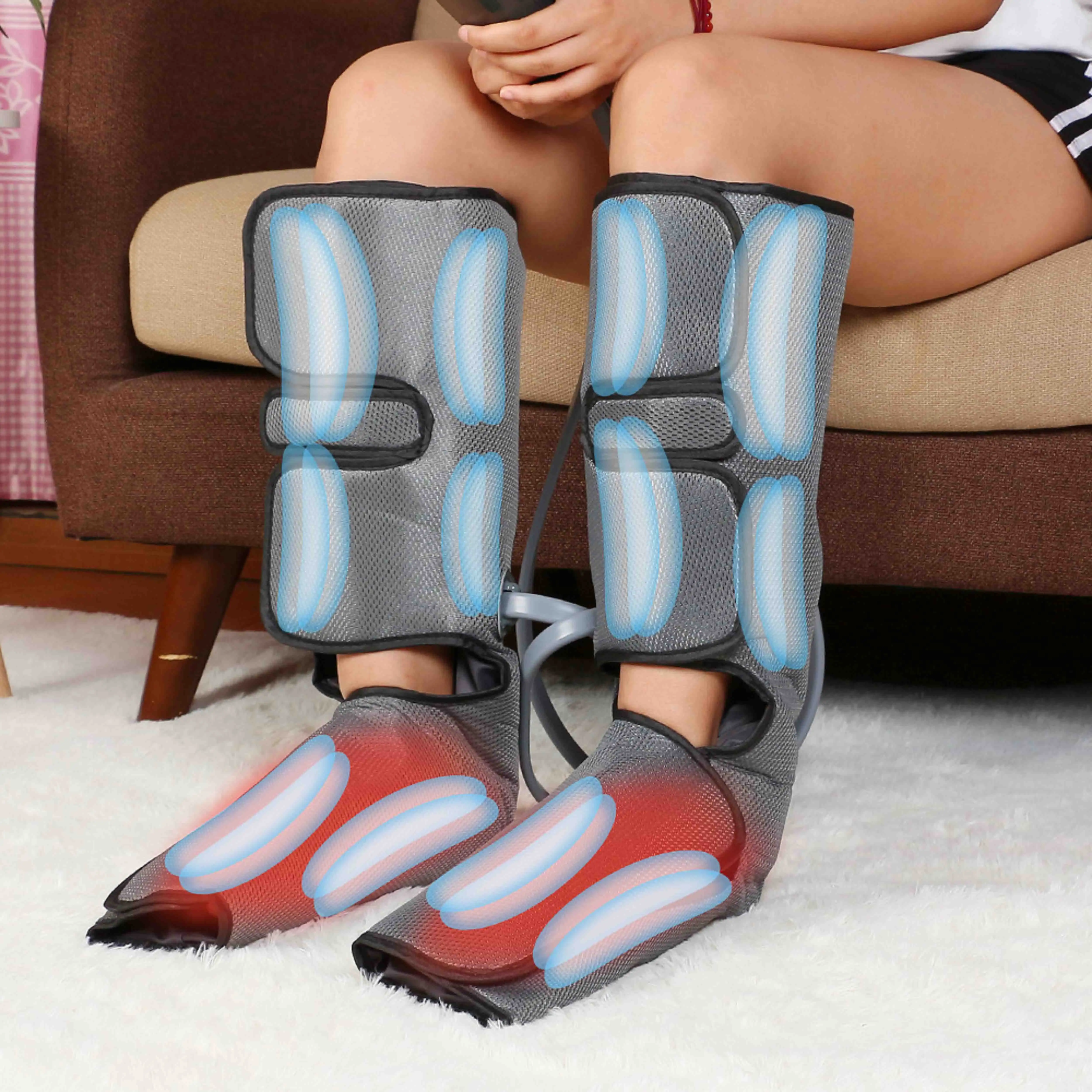 Amazon-bottes de récupération pour les jambes et les pieds, appareil de massage Rechargeable 510K, sans douleur, Compression à Air, offre spéciale