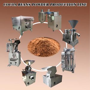 Máquina para hacer cacao en polvo/línea de producción de cacao en polvo orgánico de puntas de cacao - Product Image 6