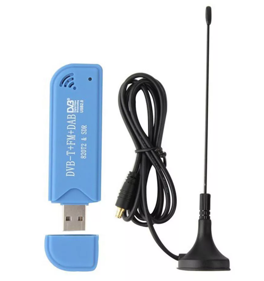 Dongle USB bleu + antenne ordinaire uniquement