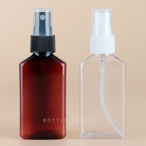 Reizen Grootte Fijne Nevel Spuitfles 50 Ml 2 Oz/60Ml Lege Mini Doorzichtige Plastic Body Mist Aangepaste Tonerspuitflessen Met Deksel - Product Image 5