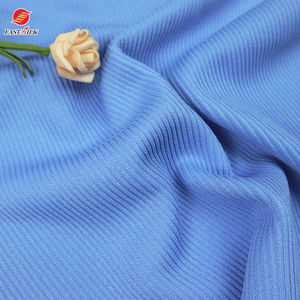 HOT SALE CHEAP <strong>PRICE</strong> POLYESTER SPANDEX LOOSE WAFFLE KNITTED RIB FABRIC <strong>CLOTH</strong> for GARMENT SWEATER - Product Image 2