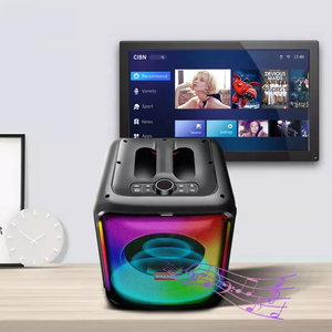 紧凑型8英寸便携式蓝牙扬声器，带低音增强全范围声音，适用于户外派对电脑舞台使用DC电源 - Product Image 1
