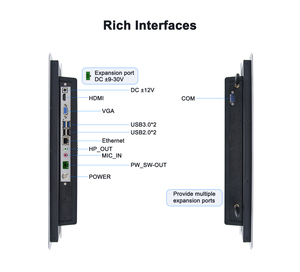 Panel de pantalla táctil HMI de 10,4 ", Monitor Industrial integrado, ordenador Industrial, quiosco de pantalla táctil a prueba de agua, Tablet PC Al-in-One