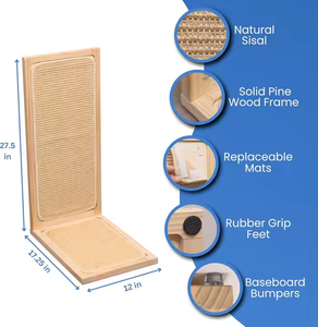 1 kedi Scratcher çerçeve kedi Scratcher katı ahşap rampa ve levrek 3 ile dayanıklı kedi tırmalama yüzeyi dökülme - Product Image 3