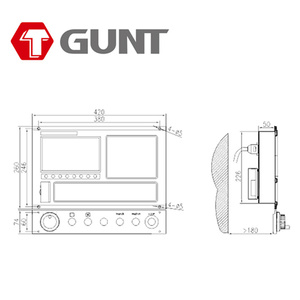 GUNT-130iMe Economical 3/<strong>4</strong> <strong>Axis</strong> <strong>CNC</strong> Milling Machine System <strong>DSP</strong> &amp; PLC Core Component <strong>Controller</strong> - Product Image 6
