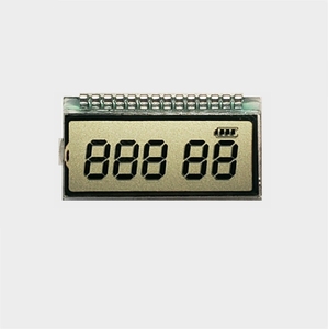 1.3 inç 3 haneli küçük boyutlu lcd tn modu 4 haneli 7 segmentli ekran 12 pin 3V 4 haneli segment tn lcd pin konnektörü ile