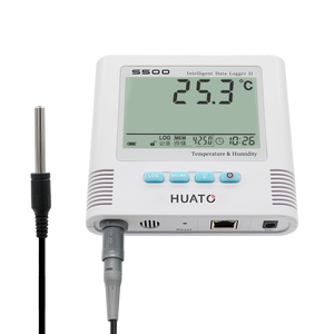 Simple Operation Single External <strong>Sensor</strong> Digital <strong>Temperature</strong> Data Logger <strong>TCP</strong>/<strong>IP</strong>(RJ45) Real-Time Monitoring System Solution - Product Image 1