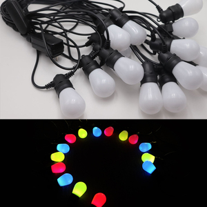 Newish-Cadena de luces inteligente Tuya, multicolor, con WiFi y Control por aplicación, IP65, música al aire libre, LED RGB, cadena de luz - Product Image 4