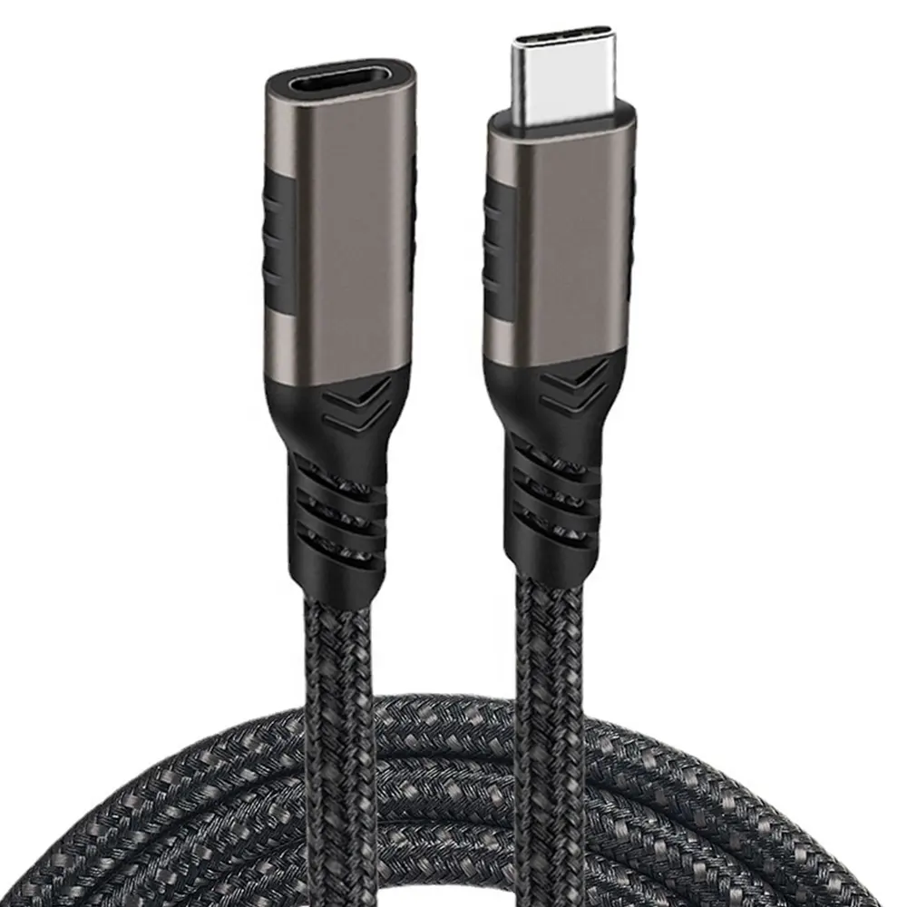 Cavo di prolunga USB C USB3.2 cavo PD100W da 10Gbps cavo di prolunga da maschio a femmina di tipo C Thunderbolt 3 per Nintendo Switch MacBook