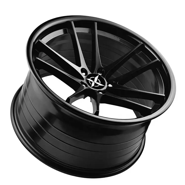 Offre Spéciale 17 18 "20 pouces Smoothie fil Concave conçu Sport noir jante Allo 5x112 roues forgées pour Audi