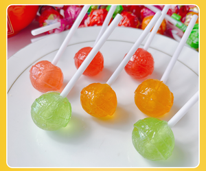 Hương vị trái cây ngọt ngào Kẹo cứng dính các loại giống gói nhiều màu tròn Kẹo Kẹo cứng tùy chỉnh hương vị trái cây - Product Image 4