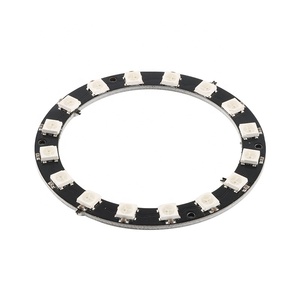 WS2812 Modul 8 Bit/12 Bit/16 Bit/ 24 64 Bit RGB LED Voll farbige Fahr lichter Runde LED Ring Board Electronic DIY - Product Image 5