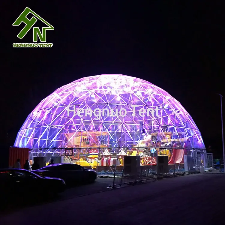 Большая 500-местная гео-купольная палатка из ПВХ ткани круглая палатка для церковной вечеринки для наружных мероприятий и торговых выставок