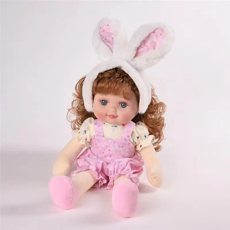 40cm per bambini che vestono bambole giocattolo testa in Silicone con corpo in peluche baby doll simulazione all'ingrosso bambole da 12 pollici
