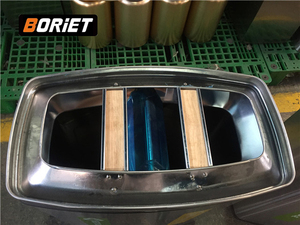 Steel Recycling Trash Can With 3 Compartment Rectangular Outdoor Waste <strong>Bins</strong> 50L 80L Capacity Without Lid Public Storage Usage - Product Image 4