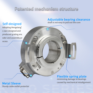 Encoder rotativo rotativo Encoder rotativo di alta qualità albero cavo attraverso foro UVW diametro esterno 100 mmk100 Elco Encodr