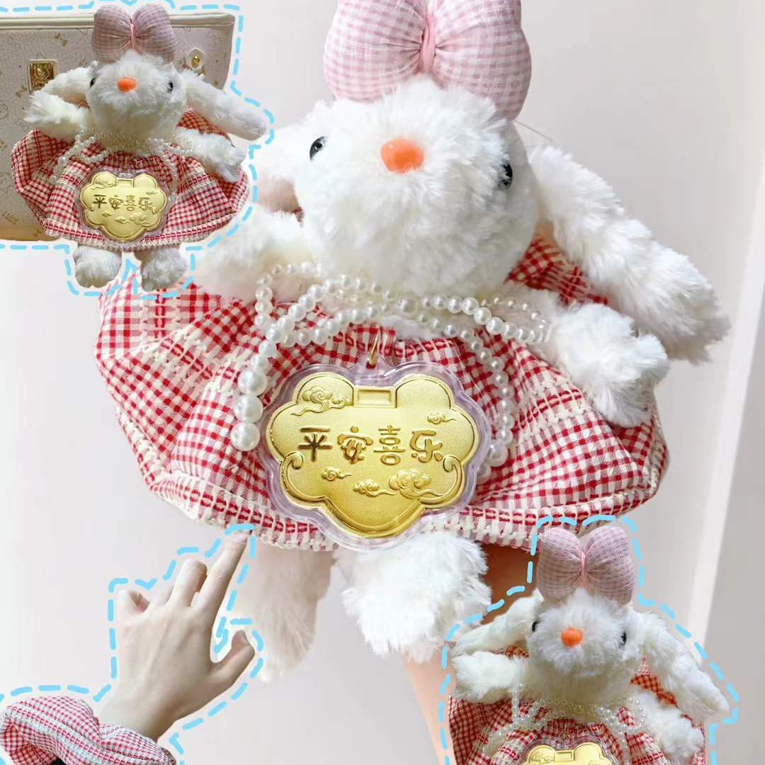 จี้กระต่ายตุ๊กตา Peace and Joy