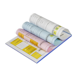 Impresión personalizada A4 Ncr Copia sin carbón Resma continua de papel de computadora en hojas 1-6 capas - Product Image 1