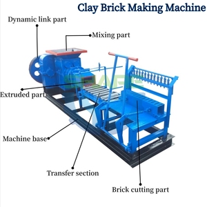 Automatic Red <strong>Clay</strong> Brick <strong>Making</strong> Machinery Professional Equipment Brick Machine <strong>Making</strong> Automatic Soil Block <strong>Making</strong> Machine - Product Image 2