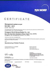ISO9001Cartificateカスタム成形ゴム部品ゴムC a Pカバー工業用ゴム - Product Image 5