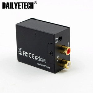Convertidor de Audio Digital a analógico Señal coaxial de fibra óptica a analógico DAC Spdif Estéreo 3,5 MM Jack RCA Amplificador Decodificador - Product Image 5