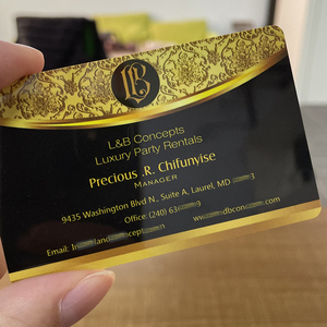 บัตรพลาสติกพีวีซีพิมพ์ลายพร้อมโลโก้ชื่อของคุณเอง - Product Image 2