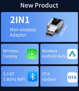 L'adattatore automatico Android senza fili per Mini Smart Dongle converte il sistema Android integrato per Auto senza fili - Product Image 3