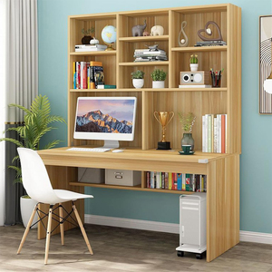Desktop <strong>Computer</strong> <strong>Table</strong> Desk Pictures for PC <strong>Computer</strong> with Shelf Bookshelf Study <strong>Table</strong> - Product Image 3