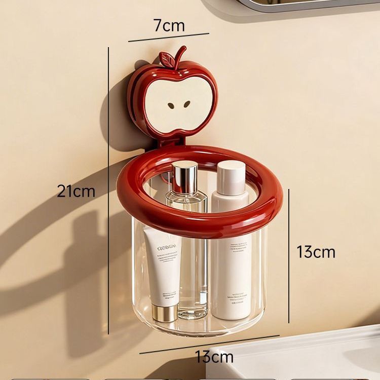 Apple Red Face Towel Storage Box (1 piece)