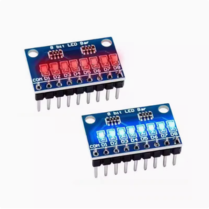 <strong>3</strong>.3V/5V 8-bit blue/Red common anode/common cathode <strong>LED</strong> indicator module diy <strong>LED</strong> strip - Product Image 4