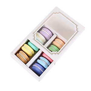 5 adet 10 adet Macarons ambalaj hediye karton kutu - Product Image 2