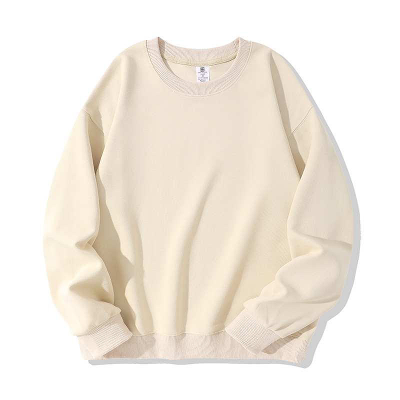 Crew Neck Style-Light Beige