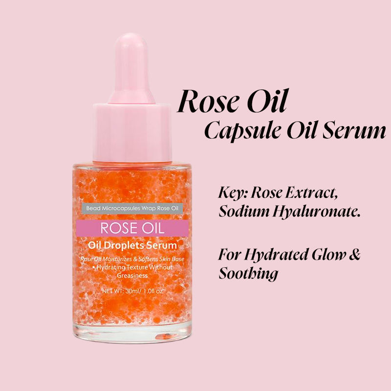 เซรั่มน้ำมันแคปซูลน้ำมันกุหลาบ