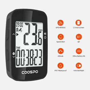 Ordenador GPS para bicicleta, ordenador inalámbrico multifuncional para bicicleta con retroiluminación automática, odómetro impermeable, velocímetro para bicicleta de carretera Mo - Product Image 3
