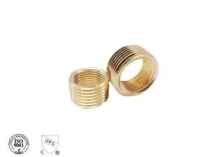 黄铜管内螺纹和外螺纹黄铜插入石墨孔 - Product Image 5