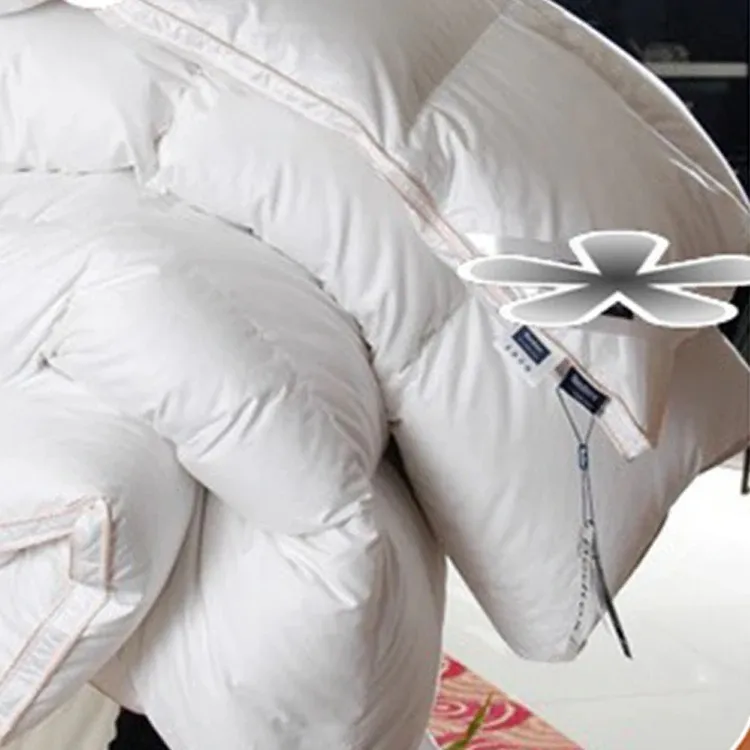 Cao cấp Comforter thiết lập phù hợp với rèm cửa vịt xuống đệm vải máy có thể giặt hiện đại sang trọng Quilt Cover Set