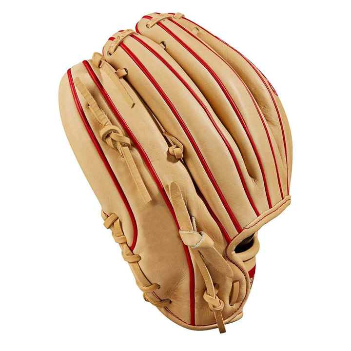 Personalized Baseball Gloves Kip White Tan Baseball Gloves Infield